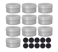 RIZGHWOY 10 Canettes de Dressage d'Odeurs pour Chiens, Kit Olfactif Canin, Conteneurs en Aluminium avec Points Magnétiques pour Activités de Dressage