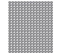 RIZGHWOY 300 Ensembles Kit œillet en œillets en Métal Couture des œillets de Grommets 8 Mm Diamètre Intérieur pour Ceintures en Cuir Artisanat Tissus Sandales (GRAY)