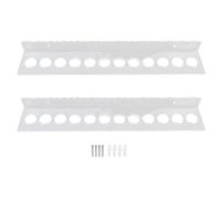 RIZGHWOY Acrylique Ciseaux Titulaire Mur Monté 12 Fentes Salon Ciseaux Rack De Stockage De Cisaillement Organisateur pour Coiffeur Salon De Coiffeur Maison avec Vis De Montage
