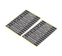 RIZGHWOY Autocollants pour Touche de Guitare, 10 Feuilles, Décalcomanies à échelle de Notes pour Touche, Salle de Pratique de Guitare (#11)