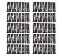 RIZGHWOY Autocollants pour Touche de Guitare, 10 Feuilles, Décalcomanies à échelle de Notes pour Touche, Salle de Pratique de Guitare (#12)