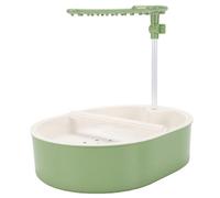 RIZGHWOY Bain d'oiseaux Automatique, Douche à Perroquet à Circulation d'eau Silencieuse