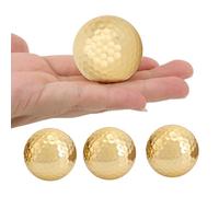 RIZGHWOY Balle de Plaquée Or Double Couche Durable de Haute qualité pour Une Vue Longue Distance dans des Conditions de Lumière de L'air ou du Sol Légère et Portable pour la Pratique du Dorée
