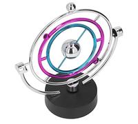 RIZGHWOY Balles D'équilibre Rotatives électroniques, Modèle de Bureau, Jouet à Mouvement Perpétuel, Facile à Installer pour Les Amateurs de Sciences, Plastique 25x23x11cm, 1 Base, 5 Accessoires