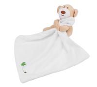 RIZGHWOY Bébé Enfant de la sécurité Jouet Plüsch Ami Constant, bébé Brille, Anniversaire (White)