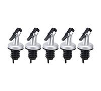 RIZGHWOY Bec Verseur de Bouteille D'huile, Conception Rabattable Anti-fuite avec Trous de Ventilation, pour Cuisine, Restaurant, café, Bar, Cocktail, 5 Pièces