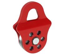 RIZGHWOY Bloc D'arrotège de Treuil 4T, Poulie de Treuil Robuste avec Ajustement Grasable pour Les Tracteurs de Camions VTT UTV, Rouge Vif