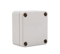 RIZGHWOY Boîte de Jonction 1pc Protection Fortement Ignifuge pour l'électricité Extérieure Intérieure, Fabriquée à Partir de Thermoplastique ABS, Grande Taille Blanche (65 * 60 * 35 mm)