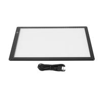 RIZGHWOY Boîte D'éclairage du Scanner de Films de Téléspectateur de Diapositives Ultra Slim A4 Taille 3 Niveaux de luminosité USB Alimentés avec Une Source D'éclairage LED pour L'édition