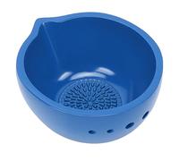 RIZGHWOY Bol Râpe à Ail, Disque de Broyage de Cuisine 2 en 1 en Céramique Fait à la Main avec Trou D'épluchage intégré, pour Râper le Gingembre, L'ail, les Condiments, le Fromage, Passe