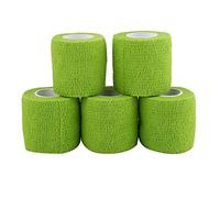 RIZGHWOY Bonus de Bandage étanche élastique pour les Doigts, Tissu Non tissé, 5 Rôles/Set pour les Amateurs de Sport Extérieur (GREEN)