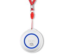 RIZGHWOY Bouton d'urgence Intelligent sans Fil, Alarme à un Bouton, SOS sécurisé pour les Soins aux Personnes âgées, Configuration Facile, Conception Portable pour un Usage Domestique