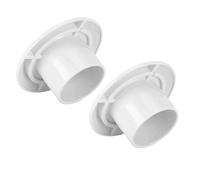 RIZGHWOY Buse de Jet de Piscine 2 Pièces, Sortie d'eau Réglable Rotative à 360 Degrés de 2 Pouces avec Panneau Détachable pour Piscine Spa et Bain à Remous