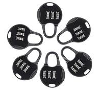 RIZGHWOY Cadenas à Mot de Passe sécurisé à 3 Chiffres, 6 Pièces, Antivol Fiable pour Sac à Dos et sécurité de Voyage, Utilisation en Métal Durable