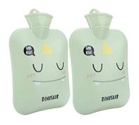 RIZGHWOY Cartoon Bouteilles à Eau Chaude Portables et Bateaux de Fuite en PVC RACHEMENTS POUR LES MAINS SPORTS D'HIIR, 2 Pièces