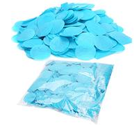 RIZGHWOY Confettis en Papier Décoratif Rond pour Décorations de Mariage de Fête, Sacs de 2,5 Cm de 2,5 Cm pour les Anniversaires, Pièces de bébé, Mariages et Anniversaires (BLUE)