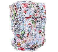 RIZGHWOY Couches en Tissu à Poche pour Adultes Handicapés, Couche Imperméable et Confortable pour Personnes D'âge Moyen, Conception à Double Bouton-pression, Idéale pour les Mobilités Réduites (A52)