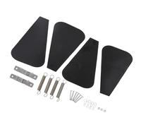 RIZGHWOY Déflecteur D'écureuil, Défense Efficace, Pente Glissante, Poteau d'alimentation d'oiseaux D'extérieur pour Observateurs de la Faune, Plastique