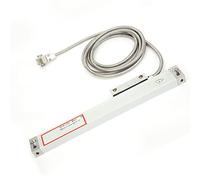 RIZGHWOY Échelle Linéaire de Lecture, Précision de 5um pour Affichage JCS900-2AE JCS900-3AE, Alliage D'aluminium 0-250mm (Course 250mm)