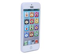 RIZGHWOY Enseignement de L'anglais bébé Jouet Music Léger Mobile Mobile pour Le Développement de la Petite Enfance, Plastique écologique, Noir, adapté à 18 Mois ou Plus d'enfants (White)