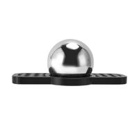 RIZGHWOY Ensemble de Boules de Glace à café avec Support Amovible, Refroidisseur de café Facile à Utiliser, Outil de Refroidissement en Acier Inoxydable pour un Vrai Goût de (BLACK)