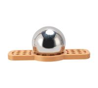 RIZGHWOY Ensemble de Boules de Glace à café avec Support Amovible, Refroidisseur de café Facile à Utiliser, Outil de Refroidissement en Acier Inoxydable pour un Vrai Goût de (YELLOW)