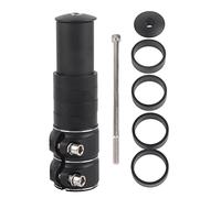 RIZGHWOY Extension de Tige de Vélo, Alliage en Aluminium Hauteur Réglable Hauteur du Guidon Extension de la Fourche à Vélo pour Le de Montagne BMX (Black)