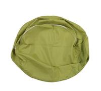 RIZGHWOY Housse de Pouf de Rangement pour Animaux en Peluche, Tabouret à Pied Rond (Green)