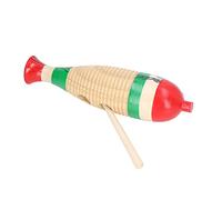 RIZGHWOY Instrument de Percussion Guiro en Bois Durable, Outil D'éducation Précoce en Forme pour les Enfants, Améliore la Relation entre les Enfants et les