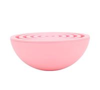 RIZGHWOY Intelligence Maze Ball Toy, Jeu de Balance 3D Surface Mate, Jeu éducatif développement compétences logiques, pour Enfants et Adultes (Pink)