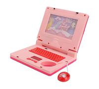 RIZGHWOY Jouet éducatif pour Ordinateur Portable pour Enfants pour Les Tout-Petits avec 2 Clips de Musique 11 Effets Sonores Progressifs d'apprentissage Progressif Inclus Un (Souris Rose Non
