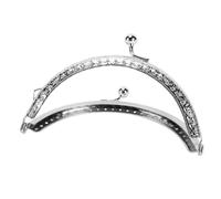 RIZGHWOY Kiss Lock Cadre, Fermoir de Portefeuille en Métal de 10,5 Cm, Cadre de Sac à Main Rétro avec Petits Trous de Couture pour Sacs à Main, Sacs de Soirée, Pochettes et Portefeuilles