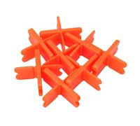 RIZGHWOY Kit de 8 Pièces Cales de Terrasse 4 épaisseurs Entretoises ABS pour Platelage Composite PVC Bois Dur Orange
