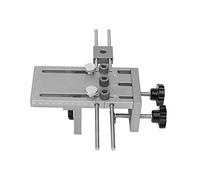 RIZGHWOY Kit de Guide de Perçage 3 en 1 avec Perforateur de Trou à Centrage Automatique Durable pour les Projets de Menuiserie en Alliage D'aluminium avec Tige D'extension de 600 Mm