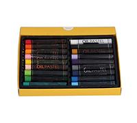 RIZGHWOY Le Gâteau à L'huile, Peinture Artistique Cylindrique pour Créations Manuelles, 24 pièces pour Dessin et Graffitis (18 couleurs)