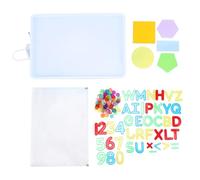 RIZGHWOY Lettres ET NUMÉROS Transparents Ensembles de Tables Lumineuses, Langue ET Mathématiques Toy d'apprentissage, Idéal pour Les Centres D'éducation Précoce ET Les Jardins