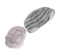 RIZGHWOY Lit Grotte pour Animaux de Compagnie Doux et Confortable pour Un Sommeil Confortable, Conception de Pantoufles Semi-fermées pour Chats et Chiens, Facile à Nettoyer, Lit Grotte Couvert pour