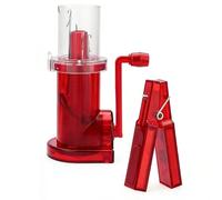 RIZGHWOY Machine à Tisser Manuelle à Bobine Manuelle, Outil de Tricot Manuel, Mécanisme Rotatif Lisse, Plastique Léger, Compact pour Bricolage, Bracelets, Colliers, Pompons (plastique 2)