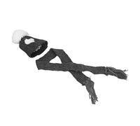 RIZGHWOY Mini Chapeau tricoté en Forme de Cœur d'amour, écharpe, Vêtements d'hiver pour Poupées, Collection de Maison de Poupée, échelle 1/12