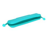 RIZGHWOY Mini Crayon en Silicone, Pochette étanche avec Fermeture éclair résistante pour cosmétiques et Alimentation, Sac de Rangement Portable pour Voyages d'affaires (Vert, Petit)