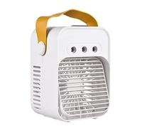 RIZGHWOY Mini Humidificateur Portatif de Conception Compacte de Refroidisseur d'air avec le Vent Réglable de 3 Vitesses pour l'usage Extérieur de Bureau à la Maison