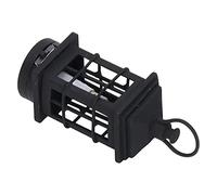 RIZGHWOY Mini Lanterne pour Maison de Poupée, Lampe à Main de Style Moderne à L'échelle 1:12, Jouet Noir pour Maison de Poupée, Idéal pour l'anniversaire des Enfants