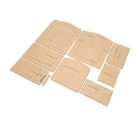 RIZGHWOY Modèle de Poche Acrylique Transparent Précis Cuttingeler - Échantillon de Diy Plans de Bricolage