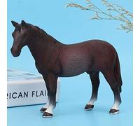 RIZGHWOY Modèle de Simulation de Modèle d'animaux en Plastique à Zone Fixe Premium Obligation éducative pour Les Amateurs d'animaux (Cheval)