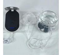 RIZGHWOY Pompe à Oxygène à énergie Solaire, Batterie de Secours, Oxygénateur pour Aquarium à Faible Bruit avec Angle Réglable pour Aquariums et étangs