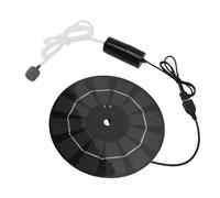 RIZGHWOY Pompe à Oxygène Solaire 10 W Aérateur Solaire Aérateur Oxygénateur D'aquarium USB avec Panneau de Pêche Monocristallin pour Le Bassin de Pêche de la Piscine Extérieure