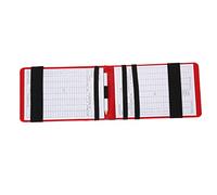 RIZGHWOY Porte-Carte de Score de en Toile, Coffret Cadeau avec Crayon en Bois, 2 Cartes de Score, Accessoire Portable pour Golfeurs (Blue)