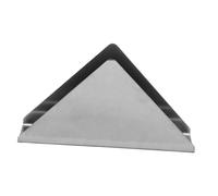 RIZGHWOY Porte-Serviettes en Acier Inoxydable, Organisateur de Serviettes en Métal, Distributeur de avec Structure Robuste, Base Stable pour Comptoir de Table de Salle à Manger (Triangulaire)