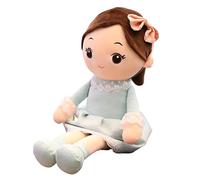 RIZGHWOY Poupée en Peluche pour Fille de 40 Cm, Adorable Jouet en Chiffon, Oreiller Doux pour Dormir, avec Cheveux Tressés, Belle Jupe, Décoration D'intérieur, (2)