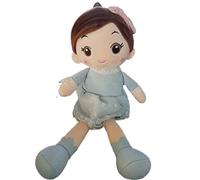 RIZGHWOY Poupée en Peluche pour Fille de 40 Cm, Adorable Jouet en Chiffon, Oreiller Doux pour Dormir, avec Cheveux Tressés, Belle Jupe, Décoration D'intérieur, (3)